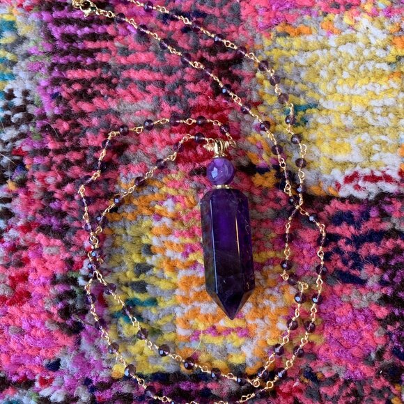 Amethyst Necklace - Picture 1 of 4